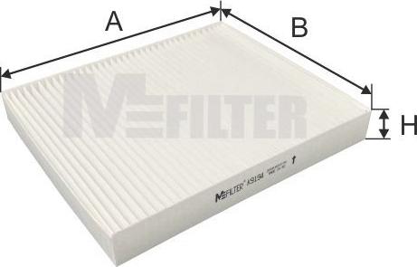 Mfilter K 9194 - Filter, interior air autospares.lv