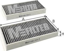 Mfilter K 9195C-2 - Filter, interior air autospares.lv