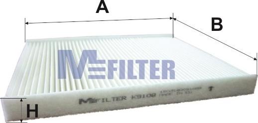 Mfilter K 9108 - Filter, interior air autospares.lv