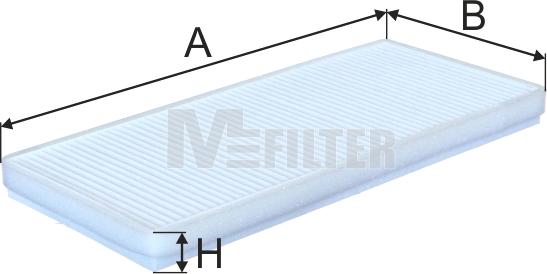 Mfilter K 922 - Filter, interior air autospares.lv