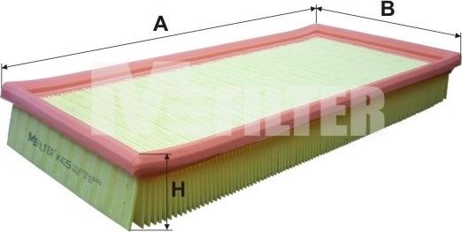 Mfilter K 425 - Air Filter, engine autospares.lv