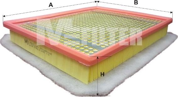 Mfilter K 421/2 - Air Filter, engine autospares.lv