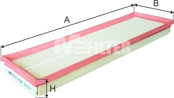 Mfilter K 7098 - Air Filter, engine autospares.lv