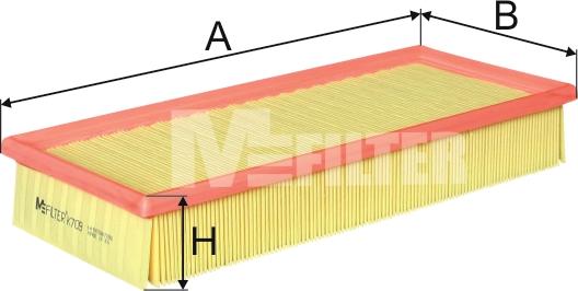 Mfilter K 709 - Air Filter, engine autospares.lv