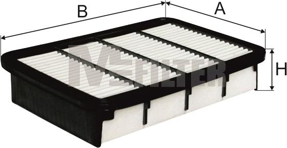 Mfilter K 7060 - Air Filter, engine autospares.lv