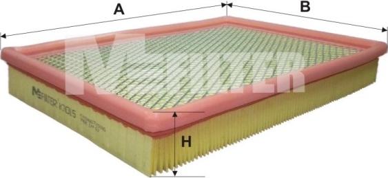 Mfilter K 7015 - Air Filter, engine autospares.lv