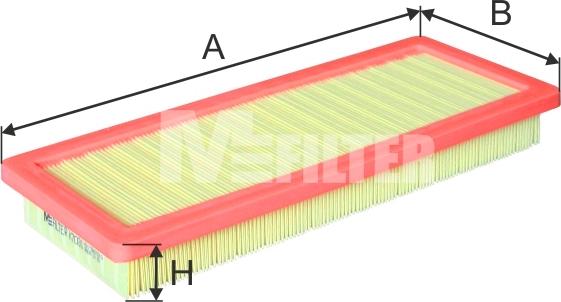 Mfilter K 7031 - Air Filter, engine autospares.lv