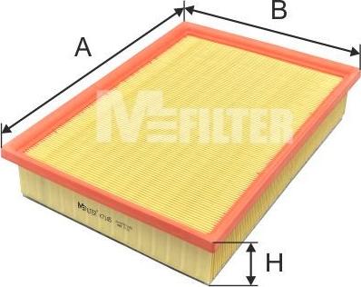 Mfilter K 7145 - Air Filter, engine autospares.lv