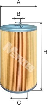 Mfilter TE 95 - Oil Filter autospares.lv