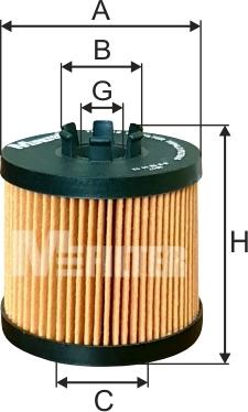 Mfilter TE 4016 - Oil Filter autospares.lv