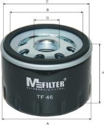 Mfilter TF 46 - Oil Filter autospares.lv