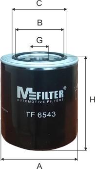 Mfilter TF 6543 - Oil Filter autospares.lv