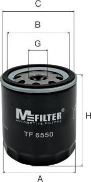 Mfilter TF 6550 - Oil Filter autospares.lv