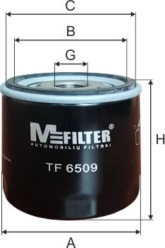 Mfilter TF 6509 - Oil Filter autospares.lv