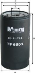 Mfilter TF 6503 - Oil Filter autospares.lv