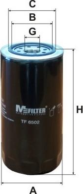 Mfilter TF 6502 - Oil Filter autospares.lv