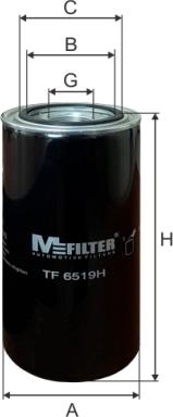 Mfilter TF 6519H - Filter, operating hydraulics autospares.lv