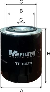 Mfilter TF 6520 - Oil Filter autospares.lv