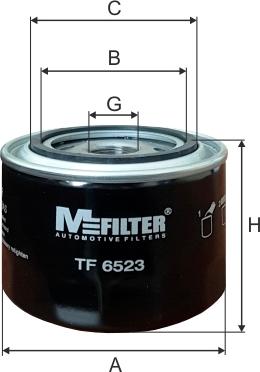 Mfilter TF 6523 - Oil Filter autospares.lv