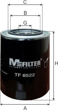 Mfilter TF 6522 - Oil Filter autospares.lv