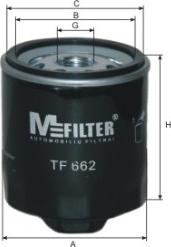 Mfilter TF 662 - Oil Filter autospares.lv