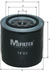 Mfilter TF 63 - Oil Filter autospares.lv