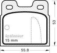 Magneti Marelli 363702160024 - Brake Pad Set, disc brake autospares.lv