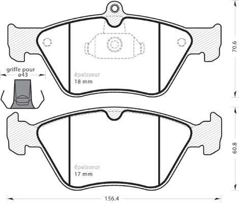 BENDIX 571530 - Brake Pad Set, disc brake autospares.lv