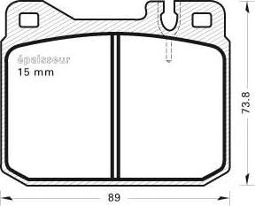 Spidan 32567 - Brake Pad Set, disc brake autospares.lv