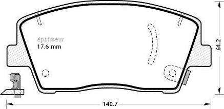 Pagid 8DB 355 040-111 - Brake Pad Set, disc brake autospares.lv