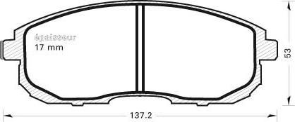 Lemförder 26405 - Brake Pad Set, disc brake autospares.lv