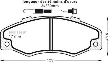 MGA 213 - Brake Pad Set, disc brake autospares.lv