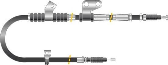 MGA CF5643 - Cable, parking brake autospares.lv