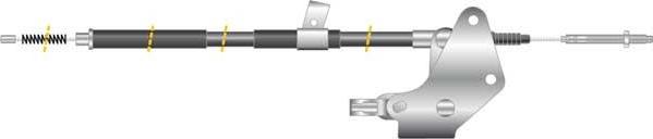 MGA CF5609 - Cable, parking brake autospares.lv