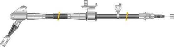 MGA CF5293 - Cable, parking brake autospares.lv