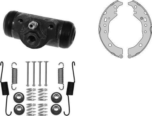 MGA K957002 - Brake Shoe Set autospares.lv