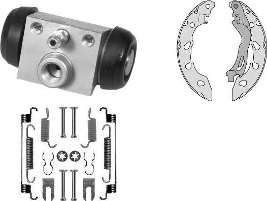 MGA K911874 - Brake Shoe Set autospares.lv