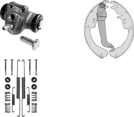 MGA K546557 - Brake Shoe Set autospares.lv