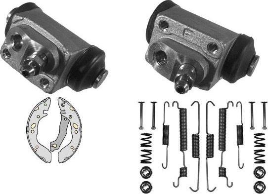 MGA K690937 - Brake Shoe Set autospares.lv