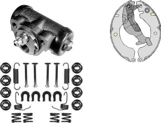 MGA K663312 - Brake Shoe Set autospares.lv