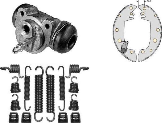 MGA K604608 - Brake Shoe Set autospares.lv