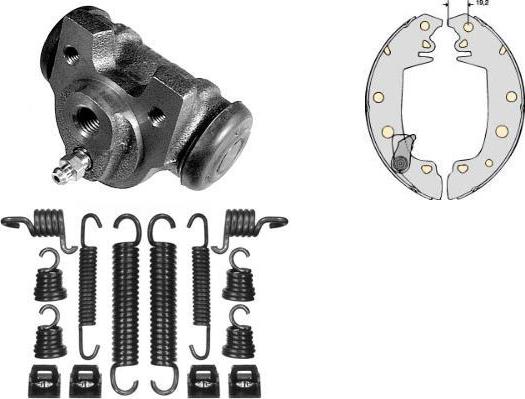 MGA K604106 - Brake Shoe Set autospares.lv