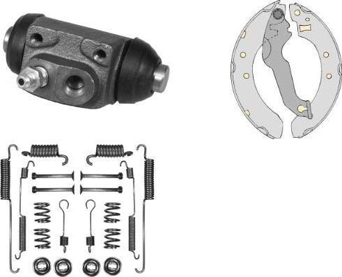 MGA K632452 - Brake Shoe Set autospares.lv