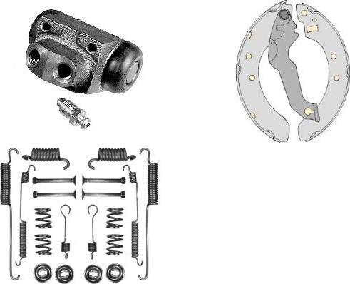 MGA K632463 - Brake Shoe Set autospares.lv