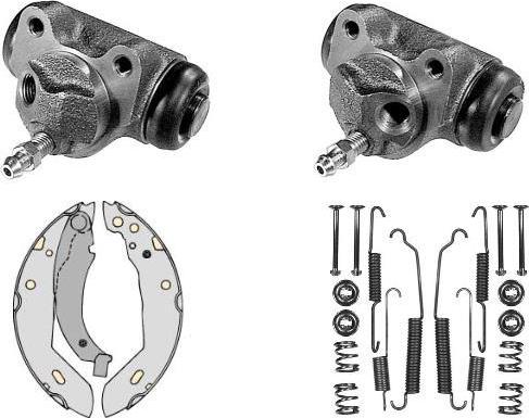 MGA K624639 - Brake Shoe Set autospares.lv