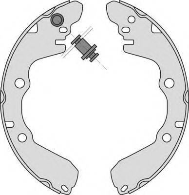 MGA M809 - Brake Shoe Set autospares.lv