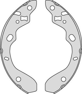 MGA K799842 - Brake Shoe Set autospares.lv