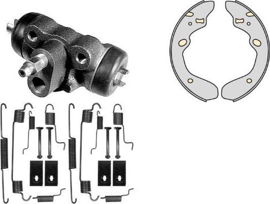 MGA K741316 - Brake Shoe Set autospares.lv