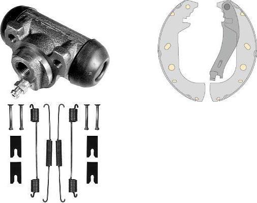 MGA K757118 - Brake Shoe Set autospares.lv