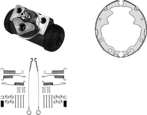 MGA K722877 - Brake Shoe Set autospares.lv